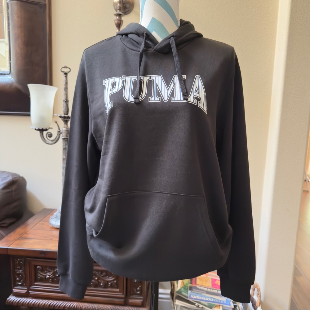 ✅NEW “PUMA” Squad AOP Black Hoodie
